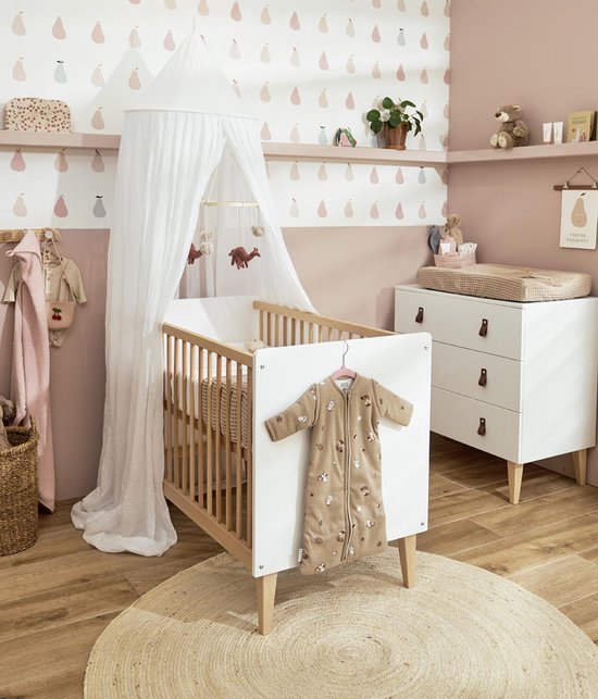 Meyco Baby Uni klamboe - warm white — afbeelding 4