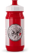 Ajax-bidon rood/wit gestreept