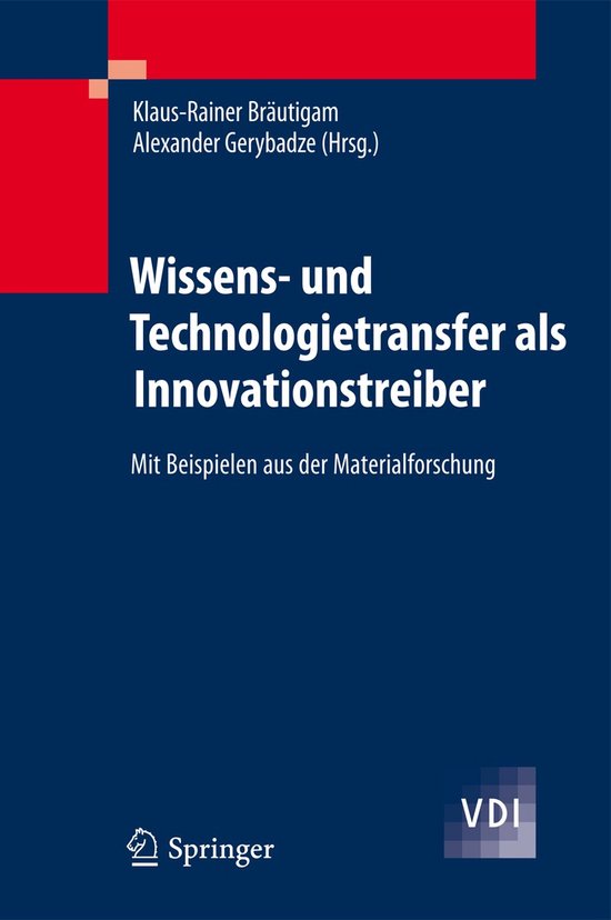 VDI-Buch- Wissens- und Technologietransfer als Innovationstr ... - cover