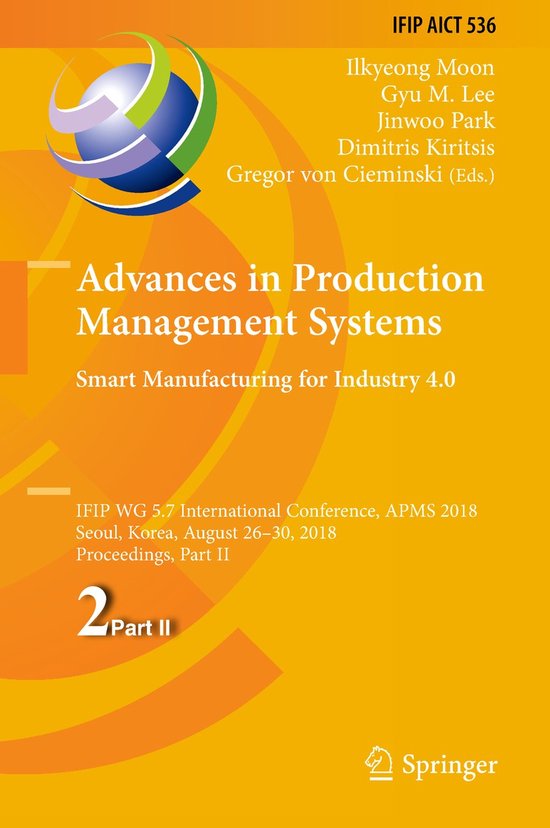 Advances in Production Management Systems. Smart Manufacturi ... - cover