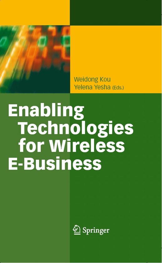Enabling Technologies for Wireless E-business - cover