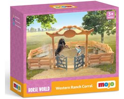 Mojo Farmland Western Ranch met Paard en Cowboy Speelset - 380064