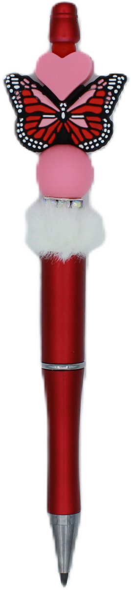 Potlood Rood met Vlinder