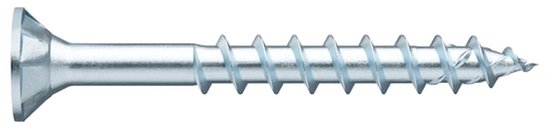 Wurth - ASSY 4 CSMP acier galv. Vis à tête fraisée DD RW - ASSY® 4 CSMP universelles en acier galvanisé, filetage de pièce, tête fraisée avec poches de fraisage - x 1000 pièces - Entraînement interne RW10