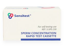 Spermatest Zelftest - Vruchtbaarheidstest voor Mannen Thuis - Sperma Testkit - Sperm Test