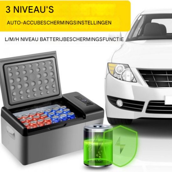 Koelbox PRO - 15L - Koelkast - Elektrische Draagbare Auto Koelbox - Frigo Vriezer - Camping van Koelbox. — afbeelding 4
