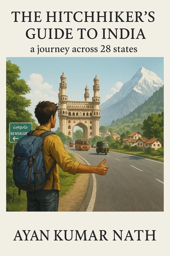 The Hitchhiker's Guide To India - a journey across 28 states - cover