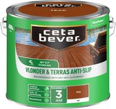 Cetabever - Vlonder & Terrasbeits Anti-slip - Teak (2025) - 2,5 L