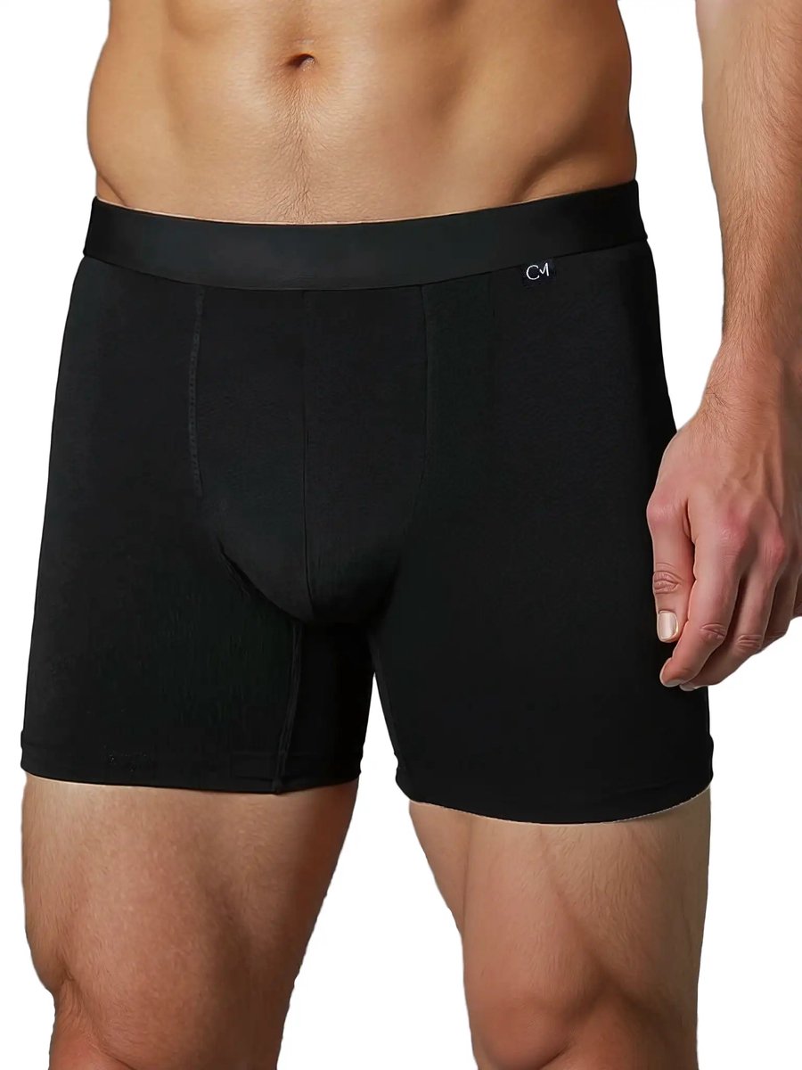 CM Casy Miller Casy Miller 3-pack Modal Heren boxershort extra lange pijpjes - Premium - Sam - Heren onderbroeken - Beste heren ondergoed - Zwart / XL