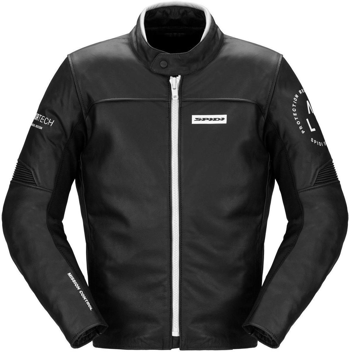 Spidi Genesis Zwart Wit Motorjas - Jas