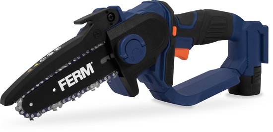FERM - CSM1052 - Accu - kettingzaag - 12V - Mini kettingzaag - Draadloze mini kettingzaag - met 1.5Ah - accu - en - USB-C laadkabel