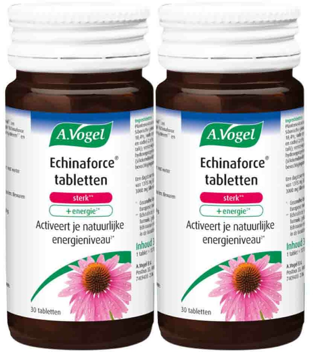 A.Vogel Echinaforce Sterk + Energie - 2 x 30 tabletten - Voordeelverpakking