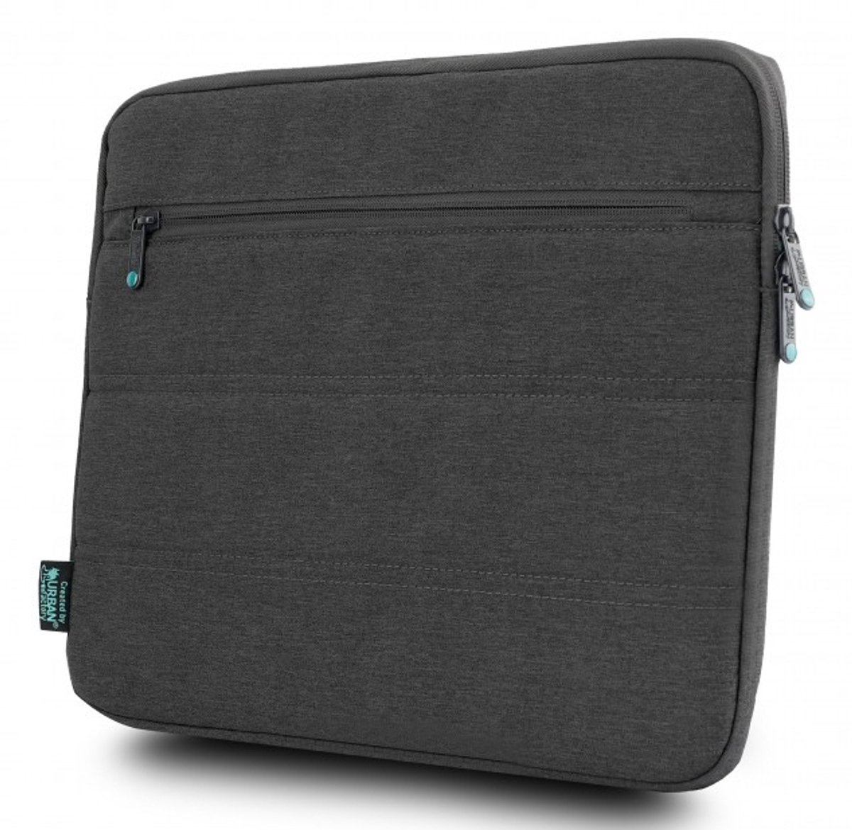 Urban Factory ELS16UF laptoptas 40,6 cm (16") Opbergmap/sleeve Groen, Grijs