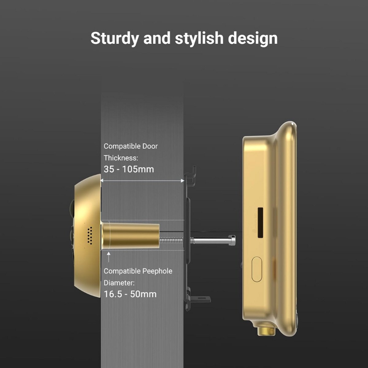 Video Draadloze Video Deurbel met Nachtzicht - afbeelding 2