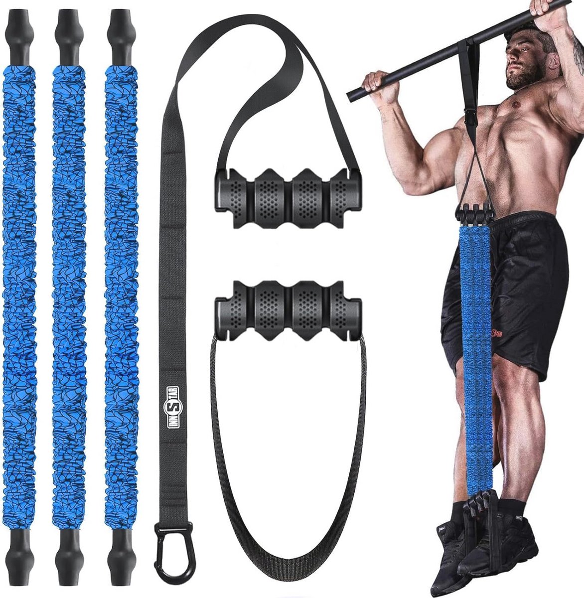 Verstelbare Pull Up Assist Band - Elastische Weerstand voor Verbeterde Chin Ups