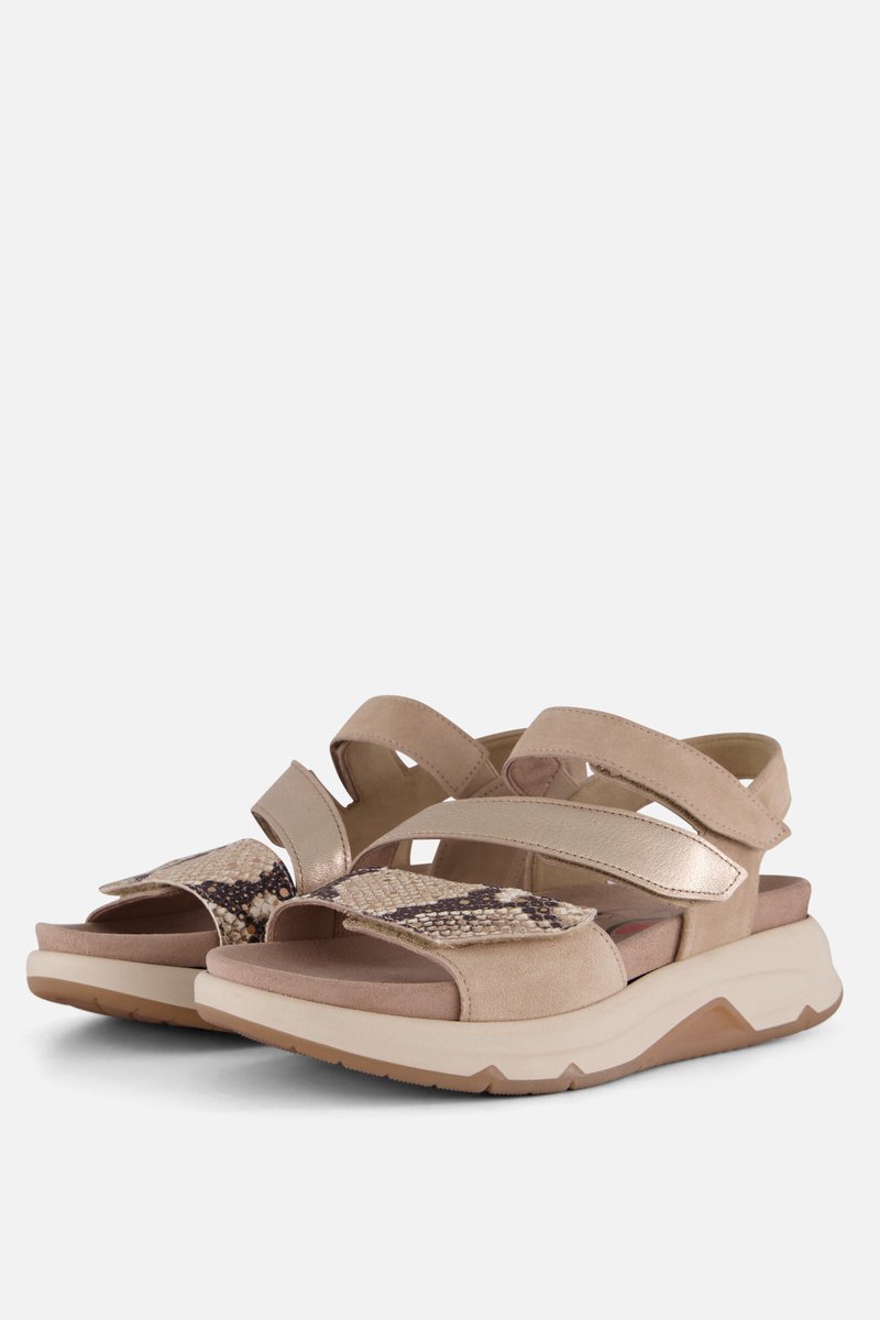 Gabor Rollingsoft Sandalen beige Synthetisch - Dames - Maat 41