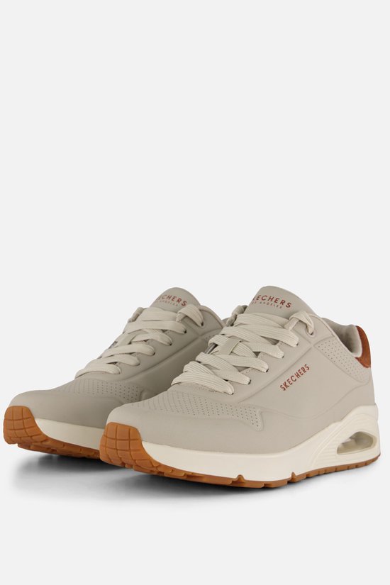 Skechers Uno - Suited On Air - Heren Sneakers - Naturel