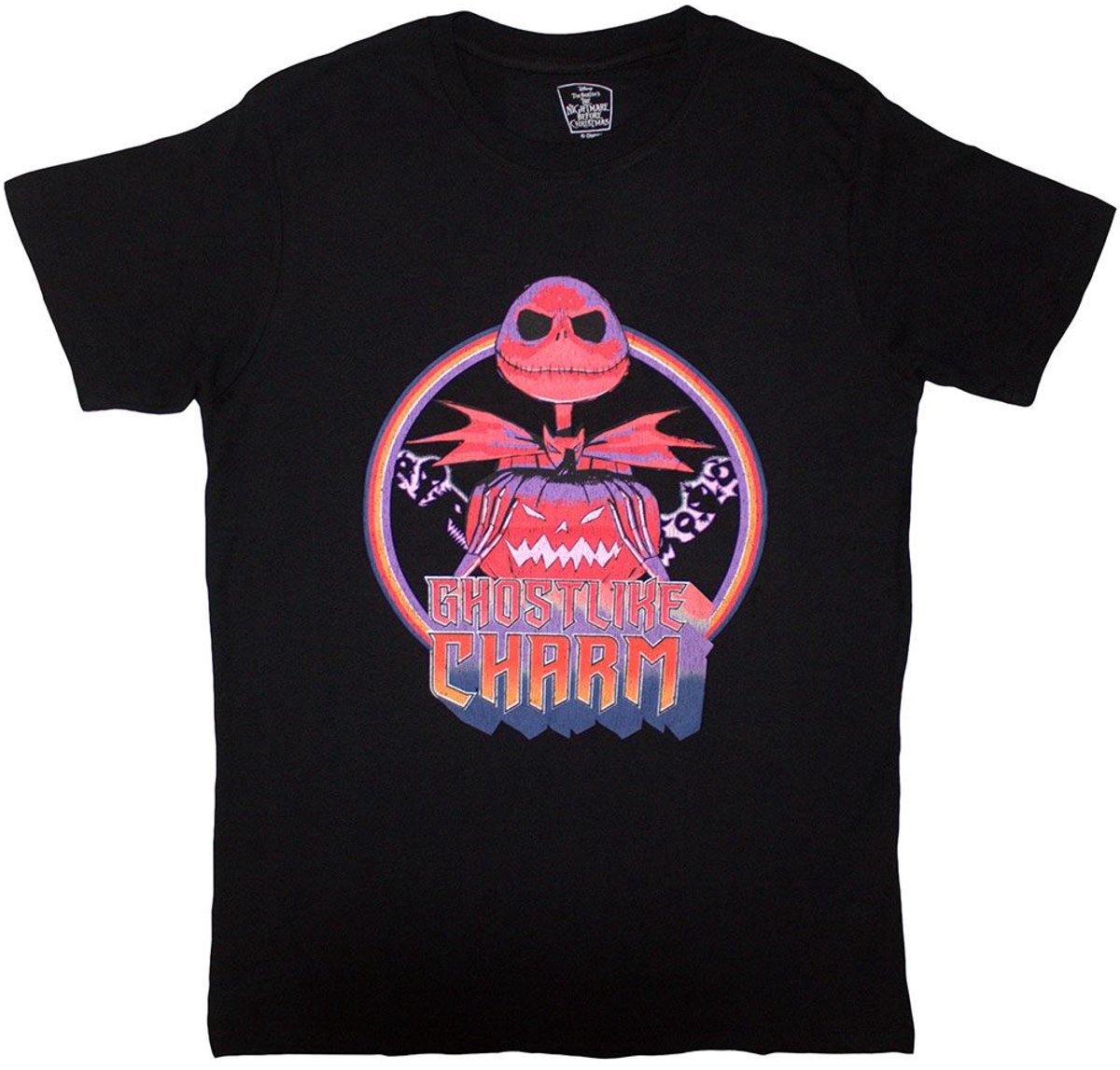 Disney The Nightmare Before Christmas - Ghostlike Charm Heren Tshirt - L - Zwart