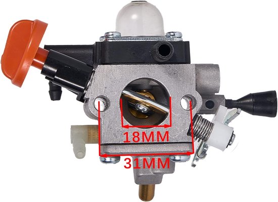 Geschikt voor 4180-120-0615 FS91 Carburateur voor Stihl FS91 FS91R FS111 FS89 HT102 HT103 FC91 FC96 KM91 KM91R KM111 FC111 Bosmaaier - met Luchtfilterkit van Stihl — afbeelding 3