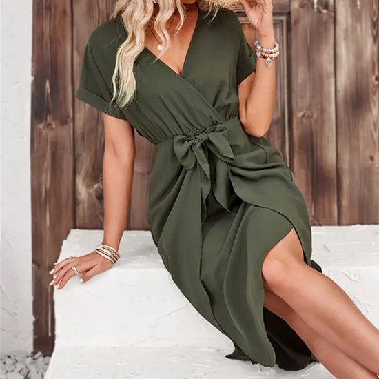 Trui-jurk voor dames, elegante lange mouwen