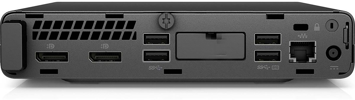 HP ProDesk 600 G4 i5-8500T mini PC Intel® Core™ i5 8 GB DDR4-SDRAM 256 GB SSD Windows 11 Pro Zwart, Zilver thumbnail 3