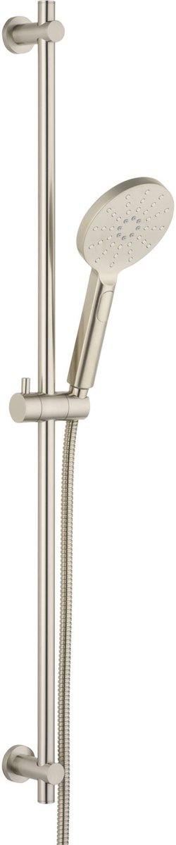 Ben Push doucheset 90cm geborsteld nikkel
