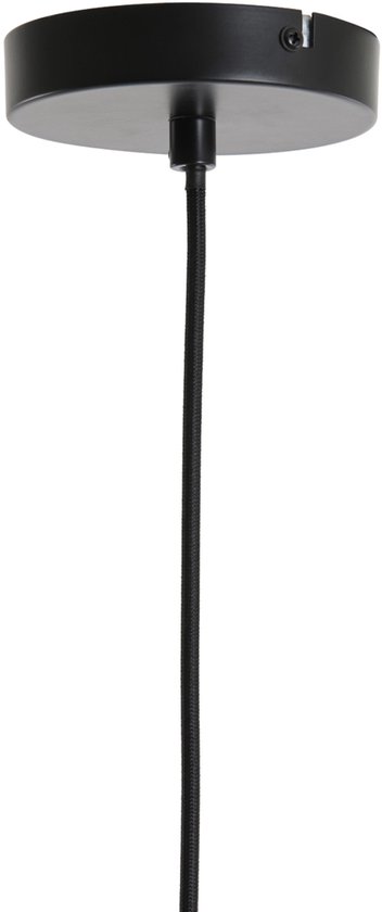 Lekar Suspension 16x26 cm bronze antique + verre fumé - Moderne - Light & Living - Garantie 2 ans