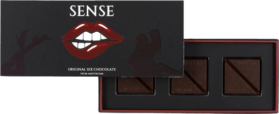 Foto: Sense chocolate libido verhogend erotische booster lustopwekker libido verhogende chocolade sense chocolade sense chocolate sex 6 stuks
