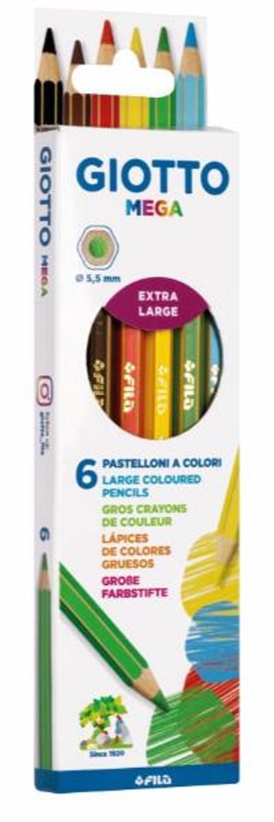 Giotto F225800, Verschillende kleuren, 6 stuk(s)