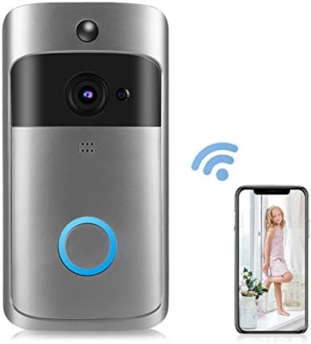 Video deurbel zonder abonnement - (EAN: 8721257136329)