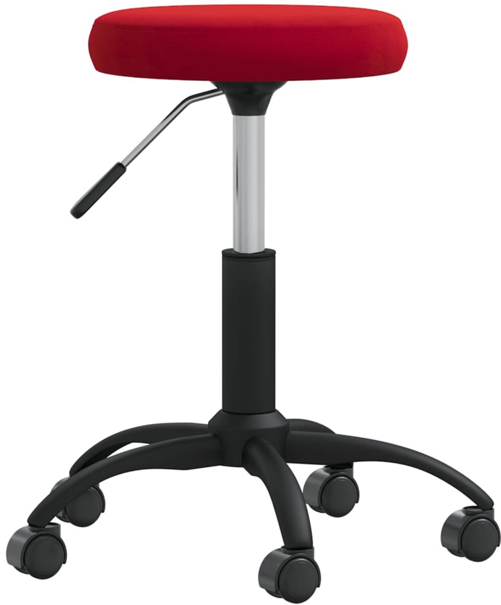 Goedkoopste vidaXL - Massagekruk - fluweel - wijnrood