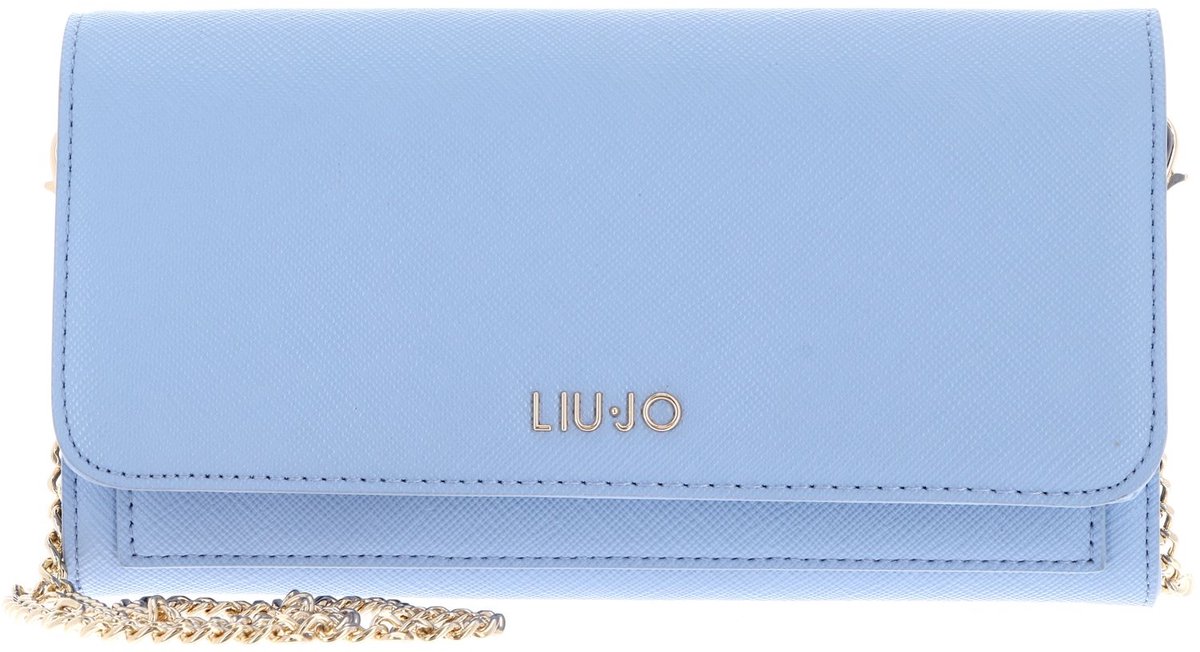 LIU JO Portemonnee Caliwen Bifold Wallet Cielo Lichtblauw