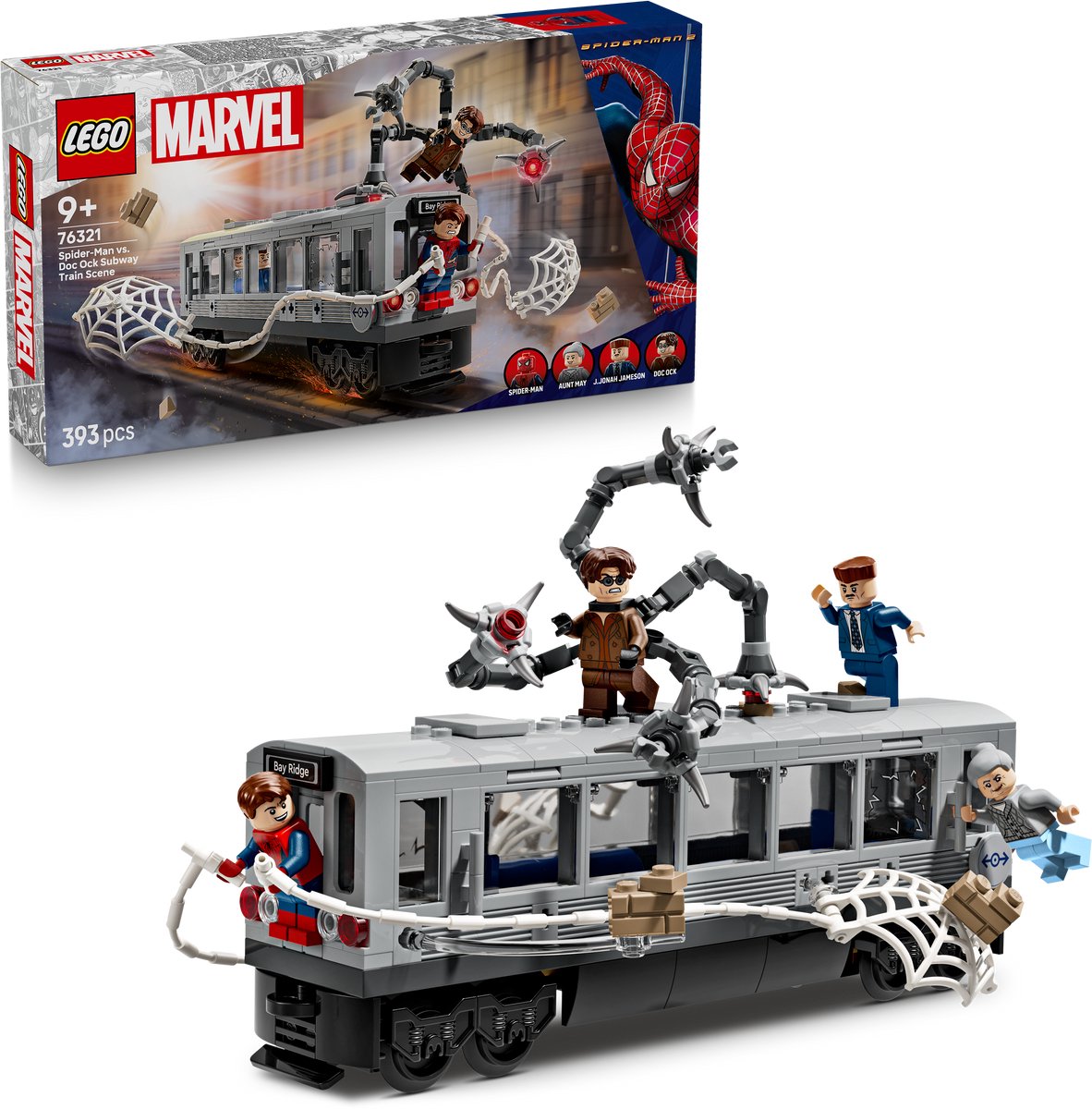LEGO Marvel - Spider-Man vs. Doc Ock metroscène Constructiespeelgoed thumbnail 3