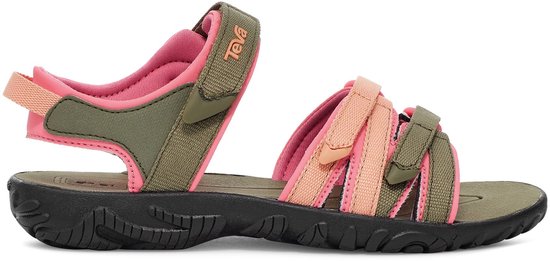 Sandales pour femmes Mixte Teva Y TIRRA - Zwart/Vert/Rose - Taille 38/39