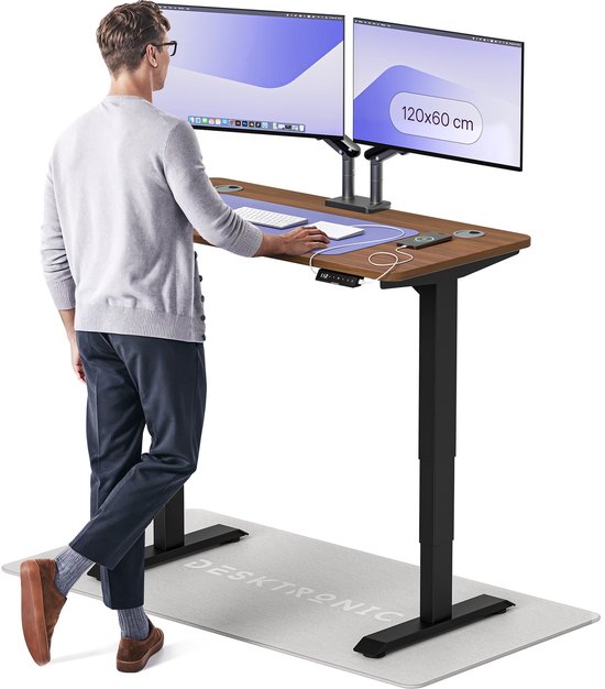 Desktronic HomePro Zit-sta Bureau Elektrisch In Hoogte ... - Bol