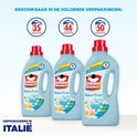 Omino Bianco Nature Fresh wasmiddel in verpakkingen van 35, 44 en 50 wasbeurten, geproduceerd in Italië.