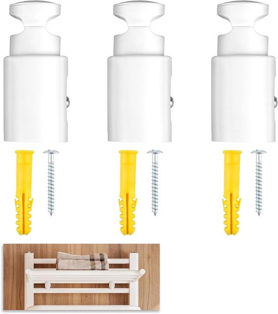 Beugel voor badkamer radiator Zwart mat voor rechte en gebogen modellen LuxeBath - LuxeBath