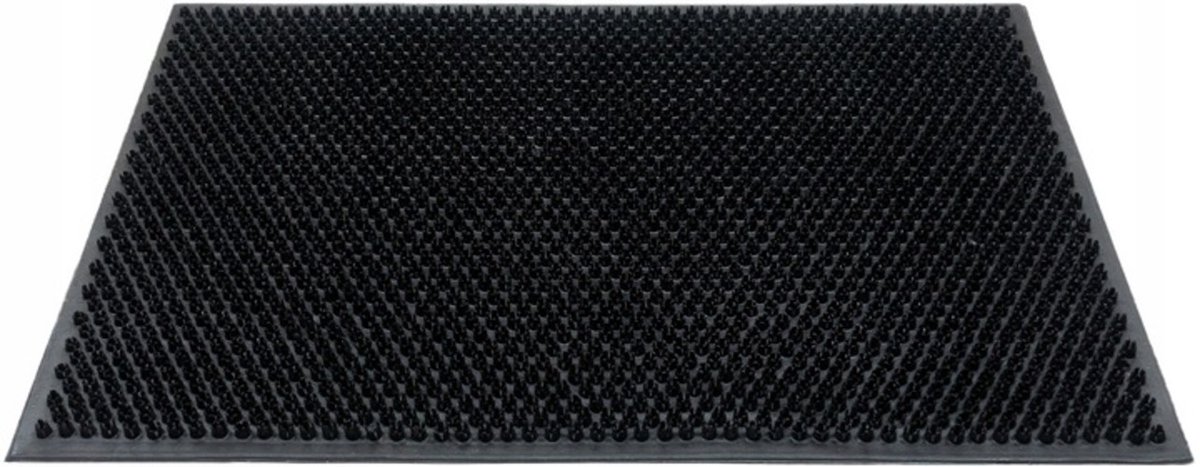 Texas Trawka Serie - Deurmat - 40x60 cm - Weerbestendig - Zwart