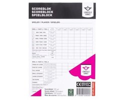 Yathzee scoreblok 1 stuks - 100 pagina's