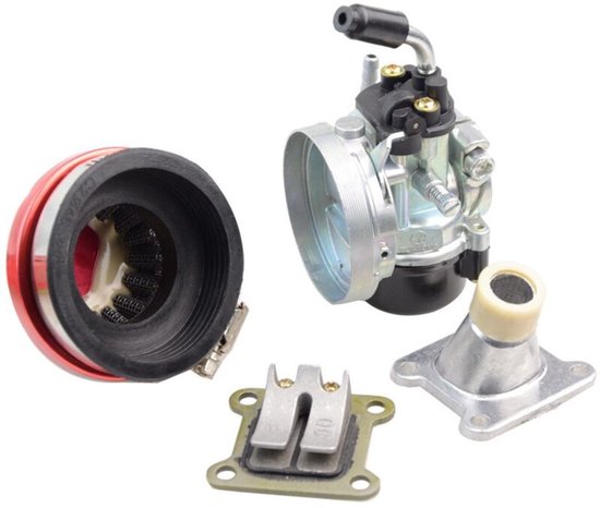Geschikt voor Aluminium startmotor, kickstarterpedalen, luchtfilter, carburateur, koppeling, 6T-versnelling, ketting, cilinderkit, 47cc 49cc 2-taktmotor van Merkloos	 — afbeelding 2
