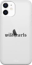 xoxo Wildhearts case voor iPhone 11 - Wildhearts Black - xoxo Wildhearts Transparant Case