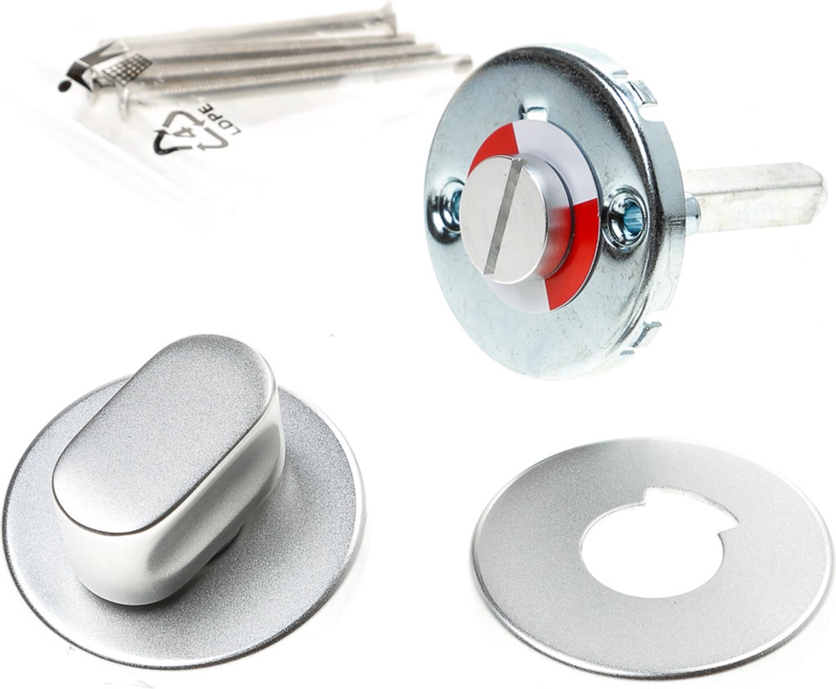 Wc-rozet rond aluminium F1