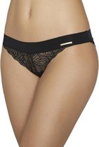 Kanten slip micro | Maat XL | Zwart | Ysabel Mora |