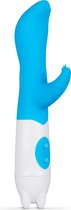 EasyToys Siliconen vibrator - G-spot en clitoris stimulatie - 10 verschillende standen - Blauw
