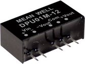 Mean Well DPU01L-15 DC/DC-convertermodule 33 mA 1 W Aantal uitgangen: 2 x