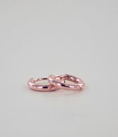 Oorring basic 10 mm - rosé goud