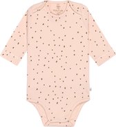 Lässig Long Sleeve Body GOTS Dots powder pink, 74/80, 7-12 months