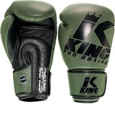 King (kick)bokshandschoenen Platinum 3 Groen/Zwart 14oz