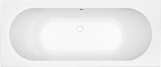 Bally Portus Rechthoek Inbouw Duo Ligbad 170x70x43cm Acryl Badkuip Glans Wit