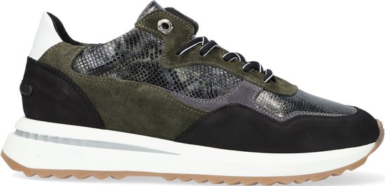 Floris Van Bommel 85351 Lage sneakers - Leren Sneaker - Dames - Groen -  Maat 38+ | bol.com
